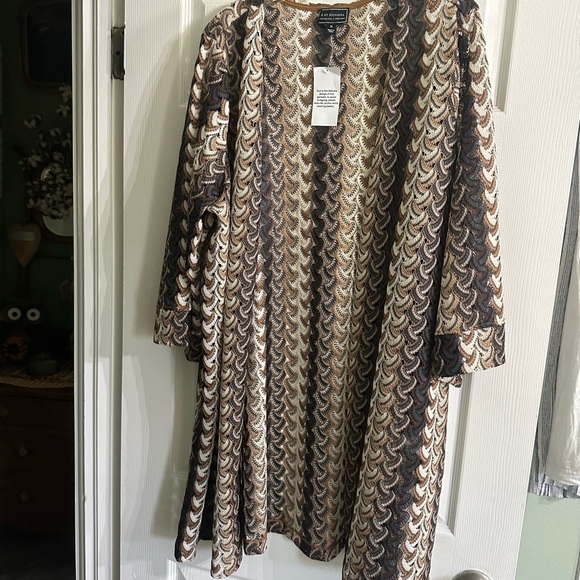 G by Giuliana Brown and Cream Cardigan - Picture 1 of 8